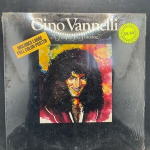 Gino Vannelli A Pauper In Paradise Record lp original vinyl album w/poster